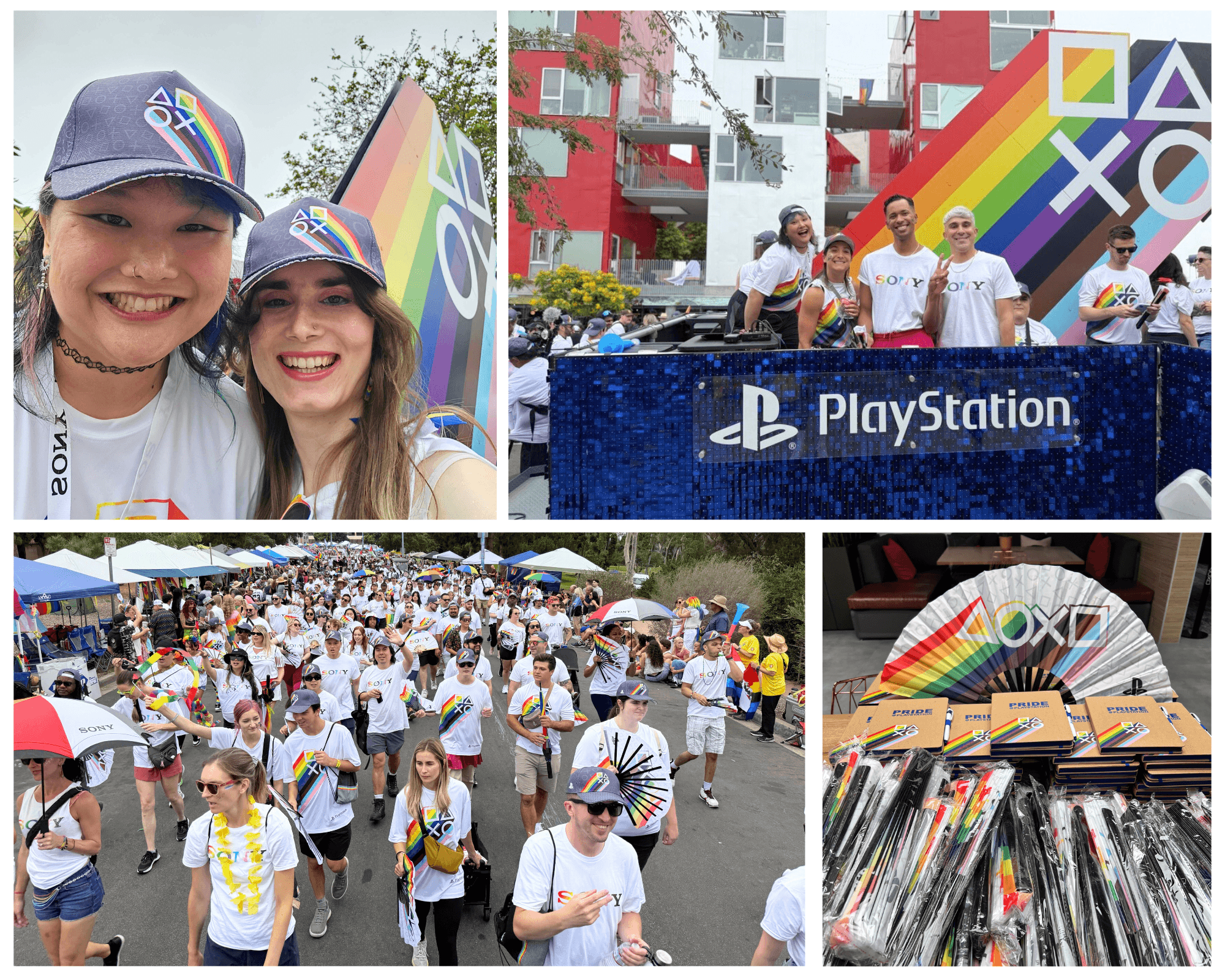 Sony Interactive Entertainment employees celebrated together with Sony sister company Sony Electronics, joining hands and voices in San Diego Pride.